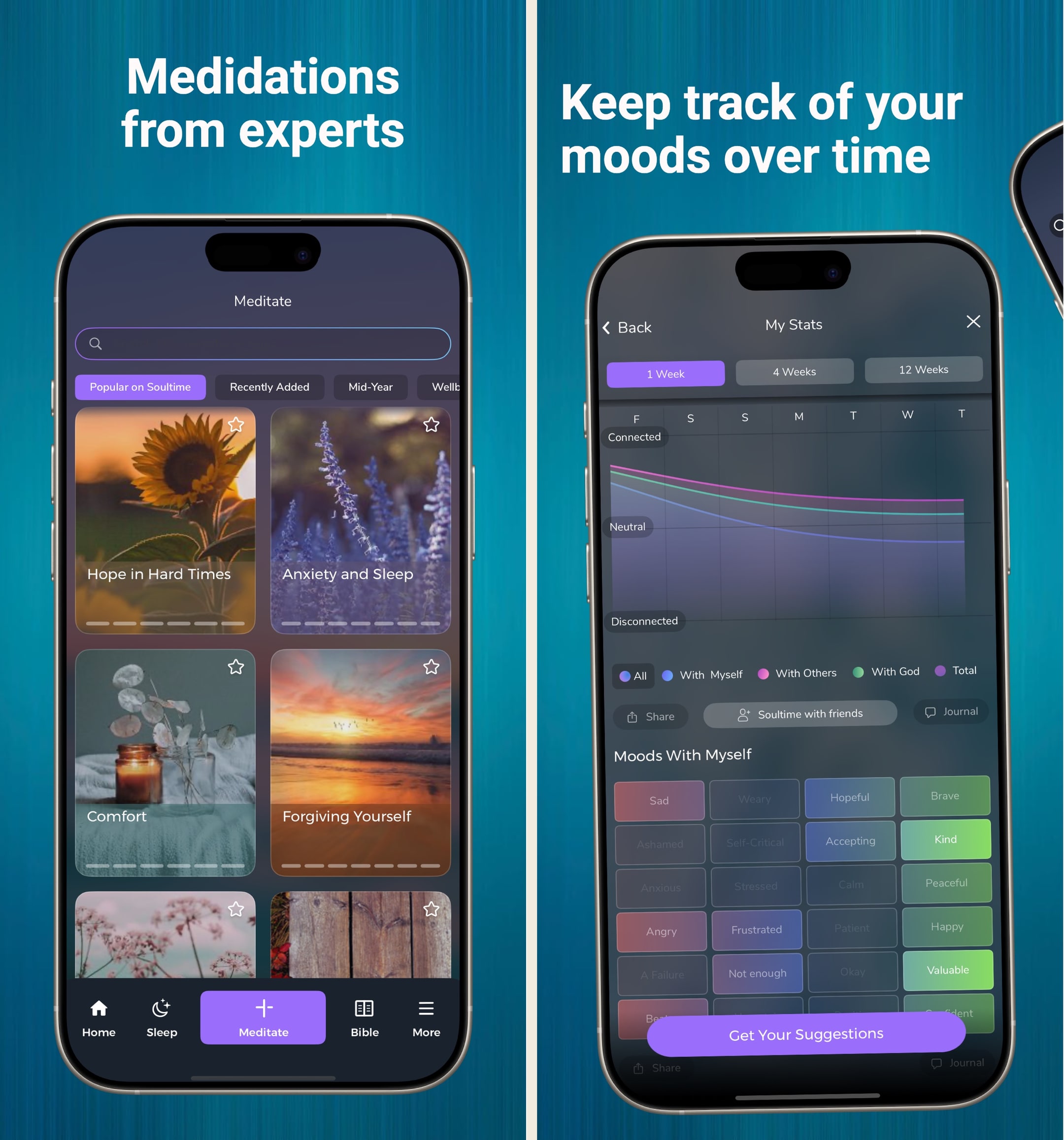 Soultime Christian Meditation product screenshot